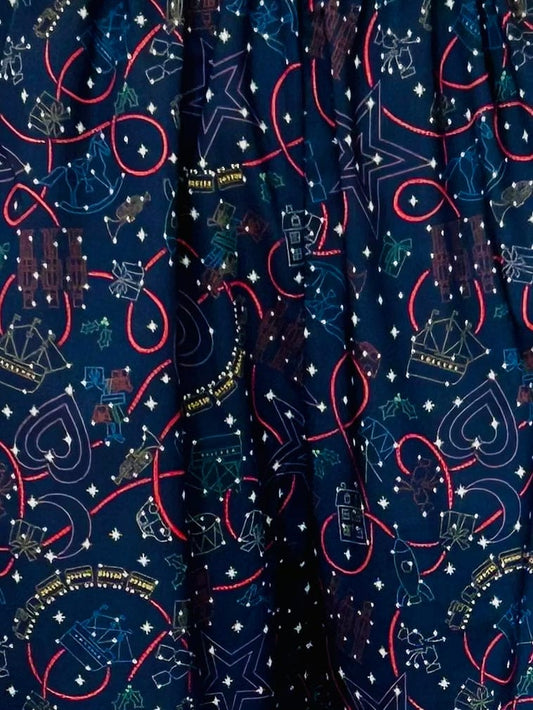 Short en Liberty de coton fabriqué en France