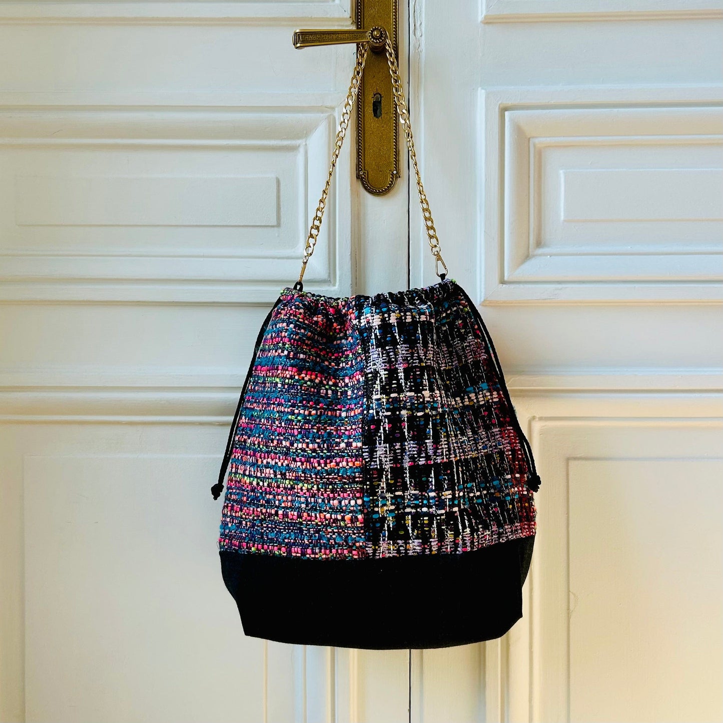 Housse sac Aurélie patchwork