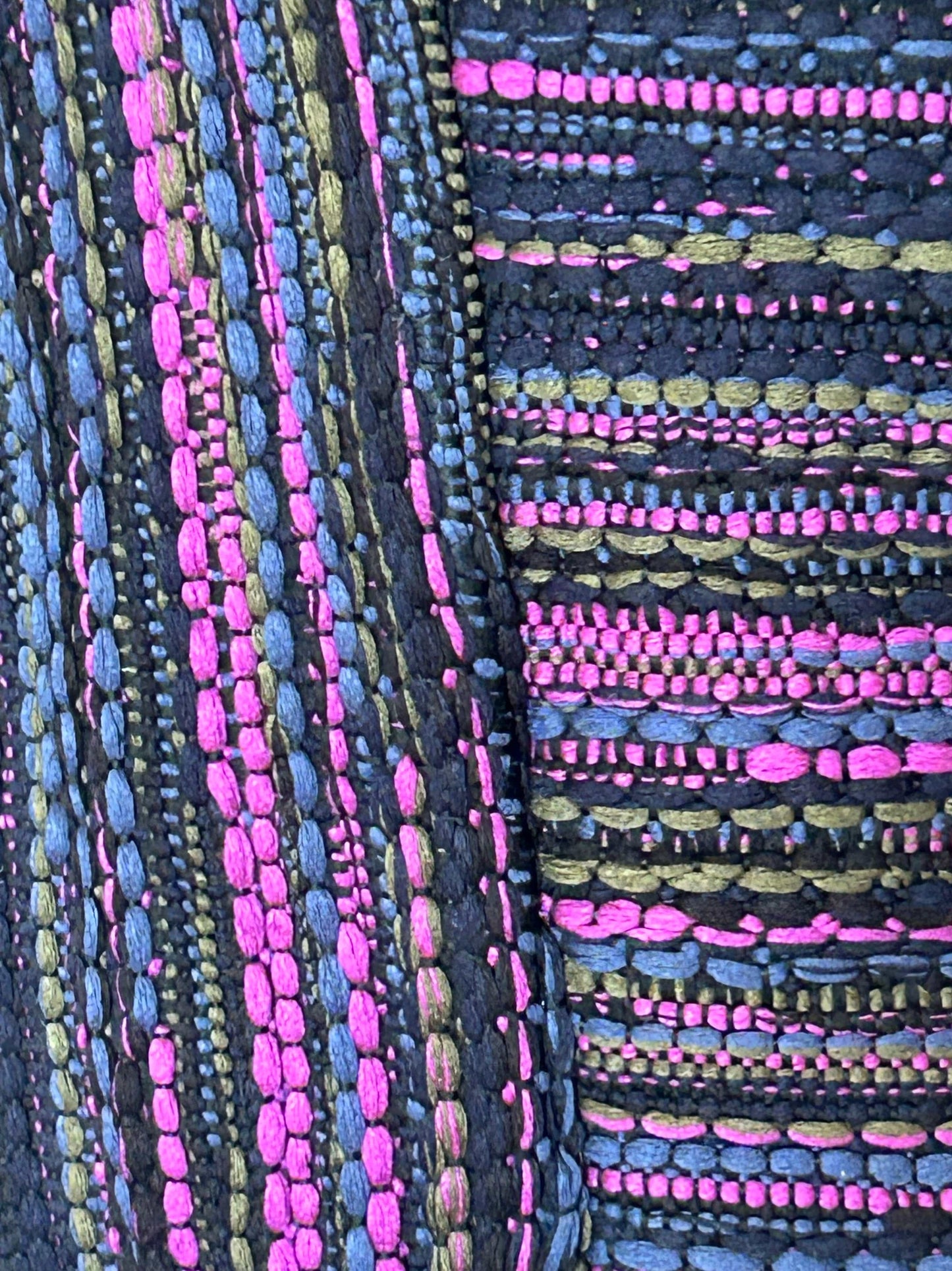Veste sans manches en tweed multicolore fabriqué en France