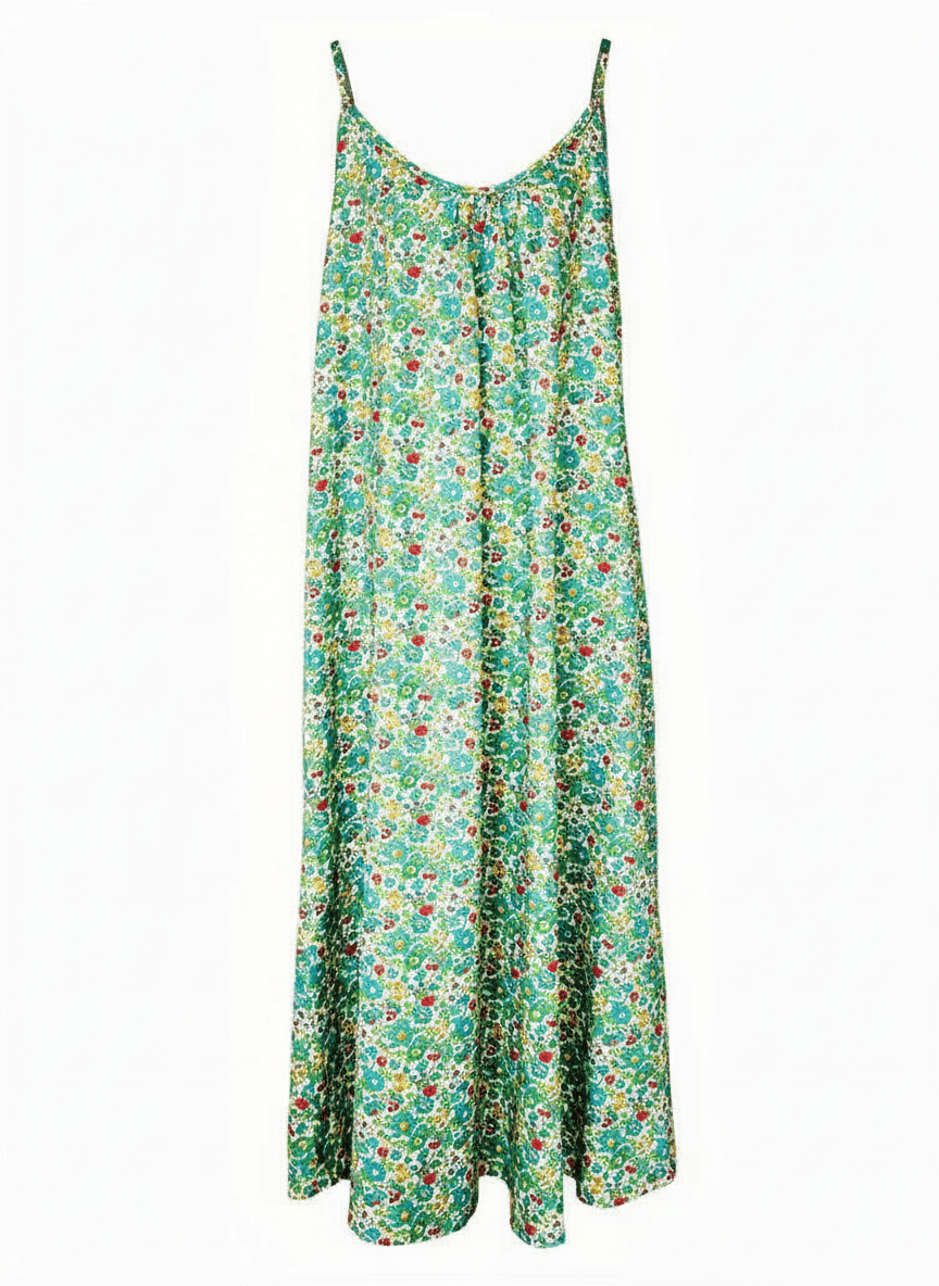 Robe longue en Liberty fabriquée en France