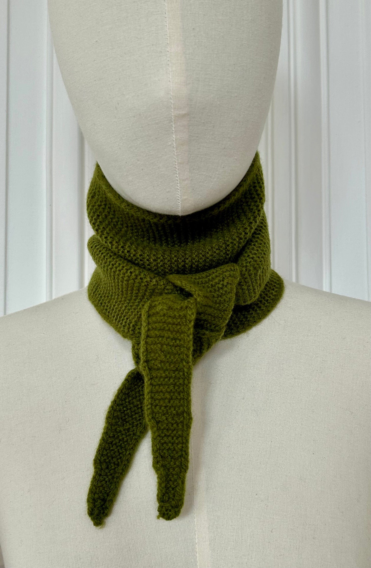 Pointe 100% laine verte