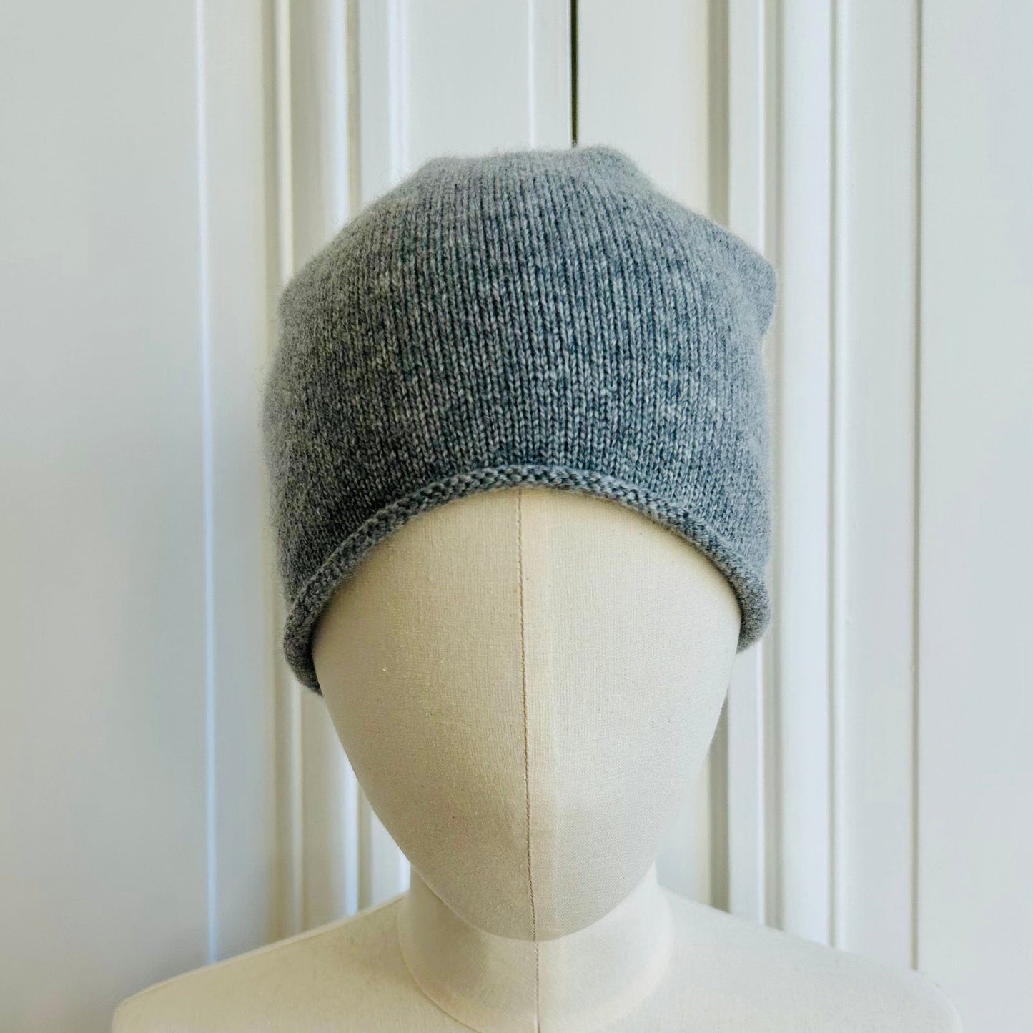 Bonnet loose 100% cachemire gris