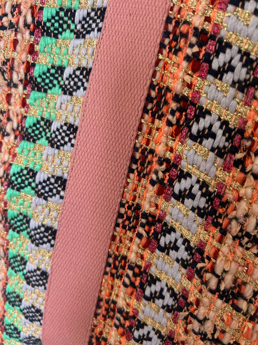 Sac Marie en tweed multicolore fabriqué en France