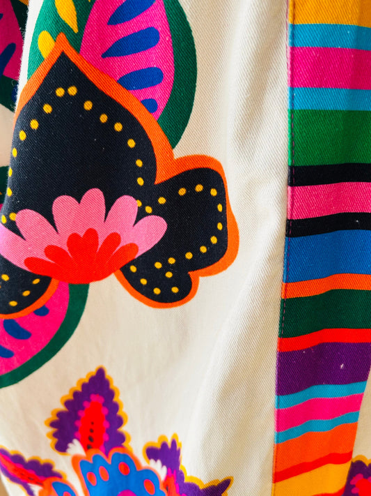 Veste kimono ceinturée en coton