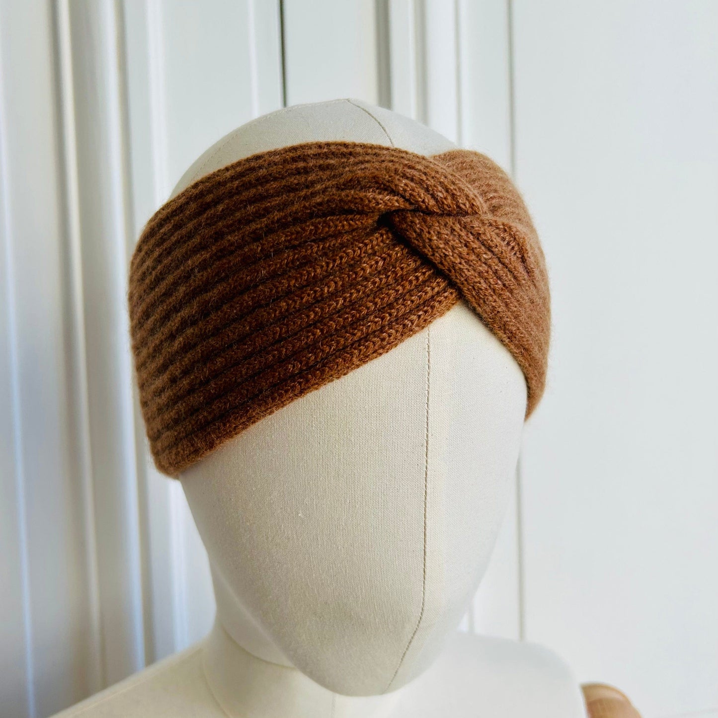 Bandeau 100% cachemire gold