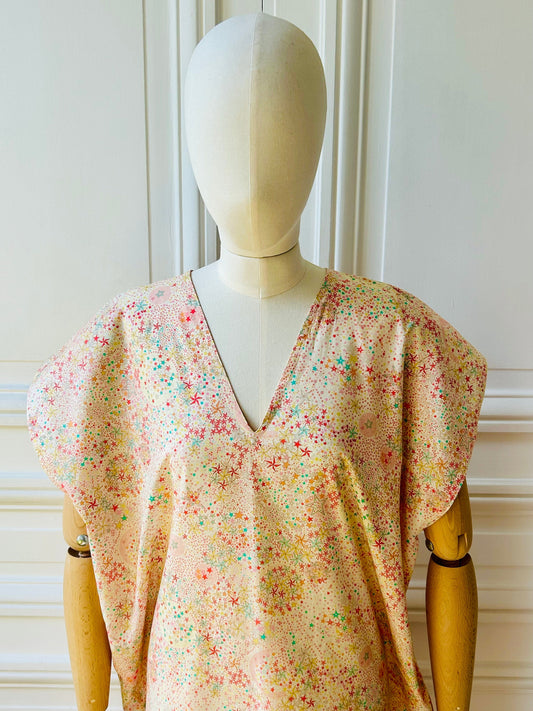 Robe en V longue fabriquée en France