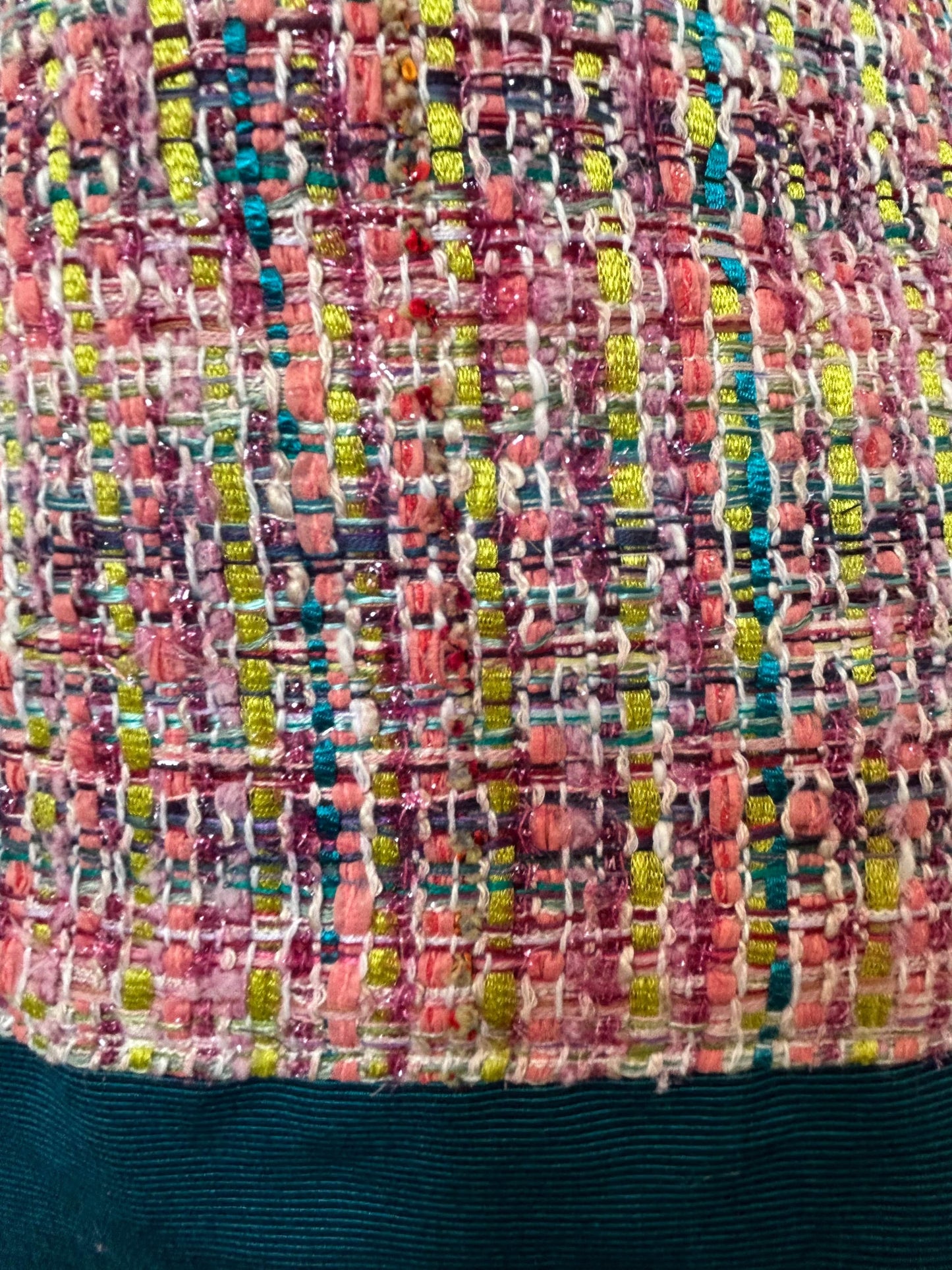 Housse sac Aurélie rose et bleu canard