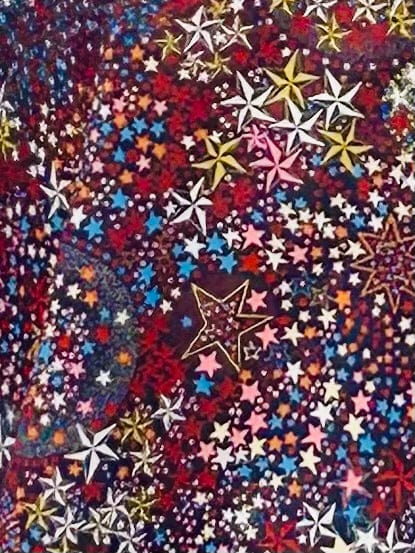 Chemisier sans manches en Liberty de coton fabriqué en France