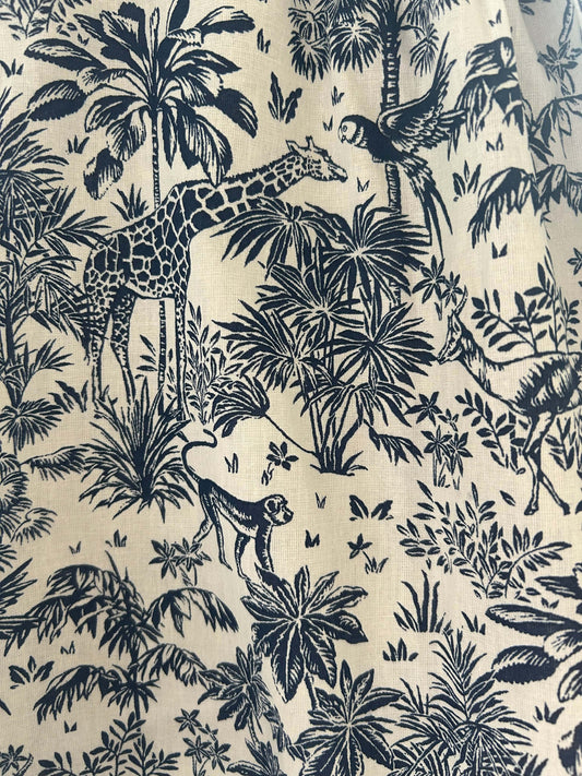 Short en toile de Jouy fabriqué en France