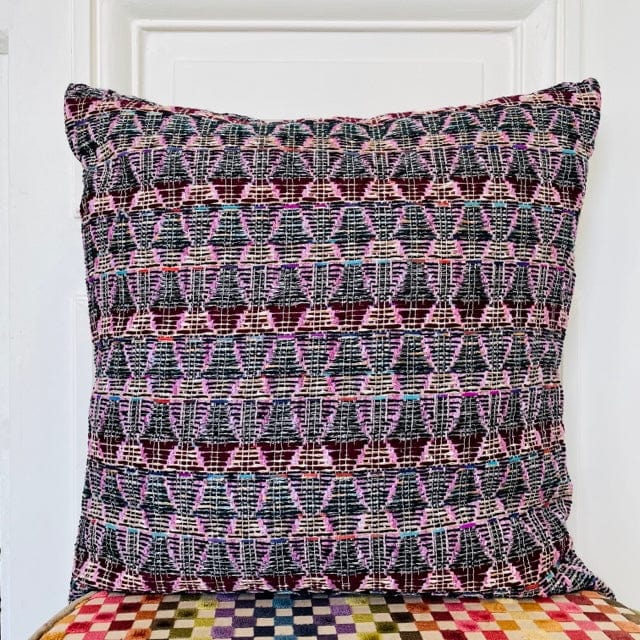 Coussin 50X50 cm en tweed tissé et fabriqué en France