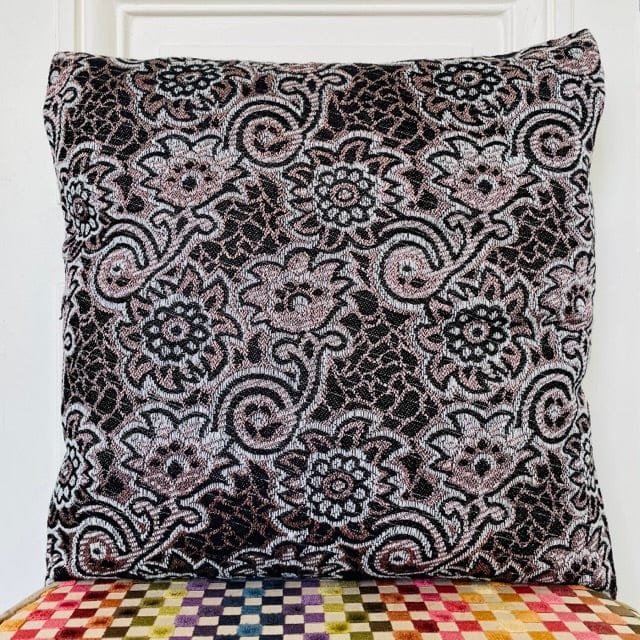 Coussin 50x50cm en tweed tissé et fabriqué en France