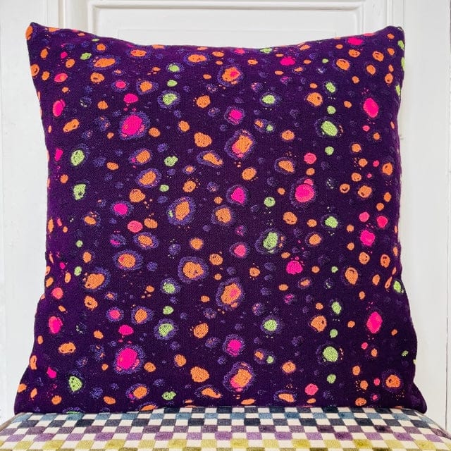 Coussin 50x50cm en tweed tissé et fabriqué en France