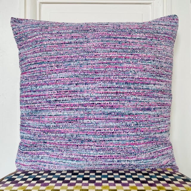 Coussin 50x50cm en tweed tissé et fabriqué en France