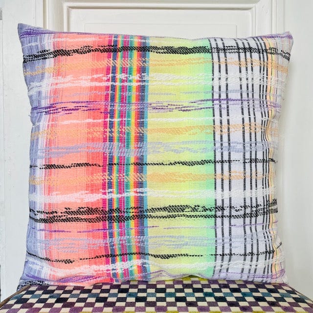 Coussin 50x50cm en tweed tissé et fabriqué en France