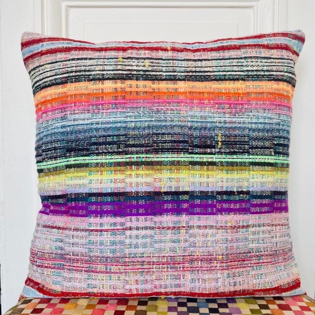 Coussin 50X50 cm en tweed tissé et fabriqué en France