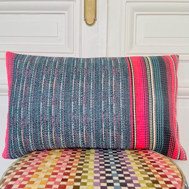 Coussin 65x40 cm en tweed tissé et fabriqué en France