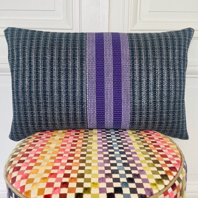 Coussin 65x40 cm en tweed tissé et fabriqué en France