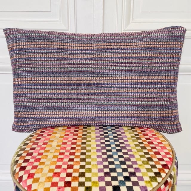 Coussin 65x40 cm en tweed tissé et fabriqué en France