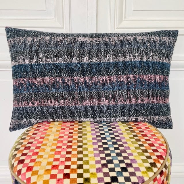 Coussin 65x40 cm en tweed tissé et fabriqué en France