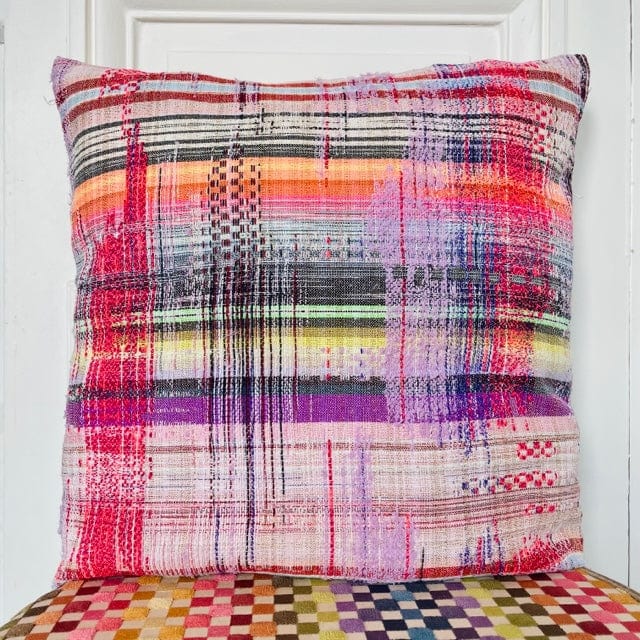 Coussin 50X50 cm en tweed tissé et fabriqué en France