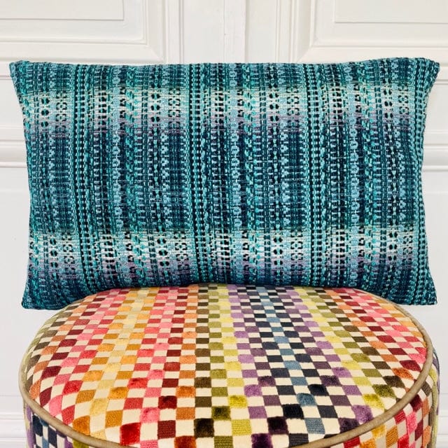 Coussin 65x40 cm en tweed tissé et fabriqué en France