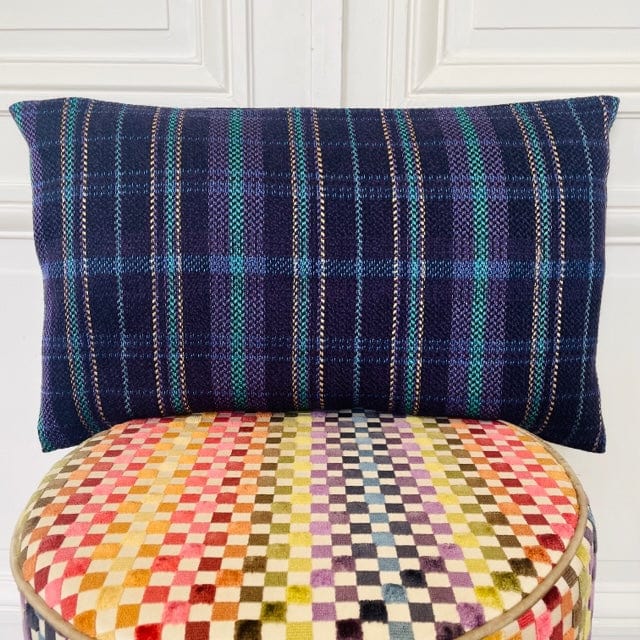Coussin 65x40 cm en tweed tissé et fabriqué en France