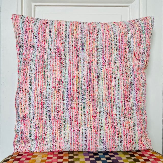 Coussin 50x50cm en tweed tissé et fabriqué en France