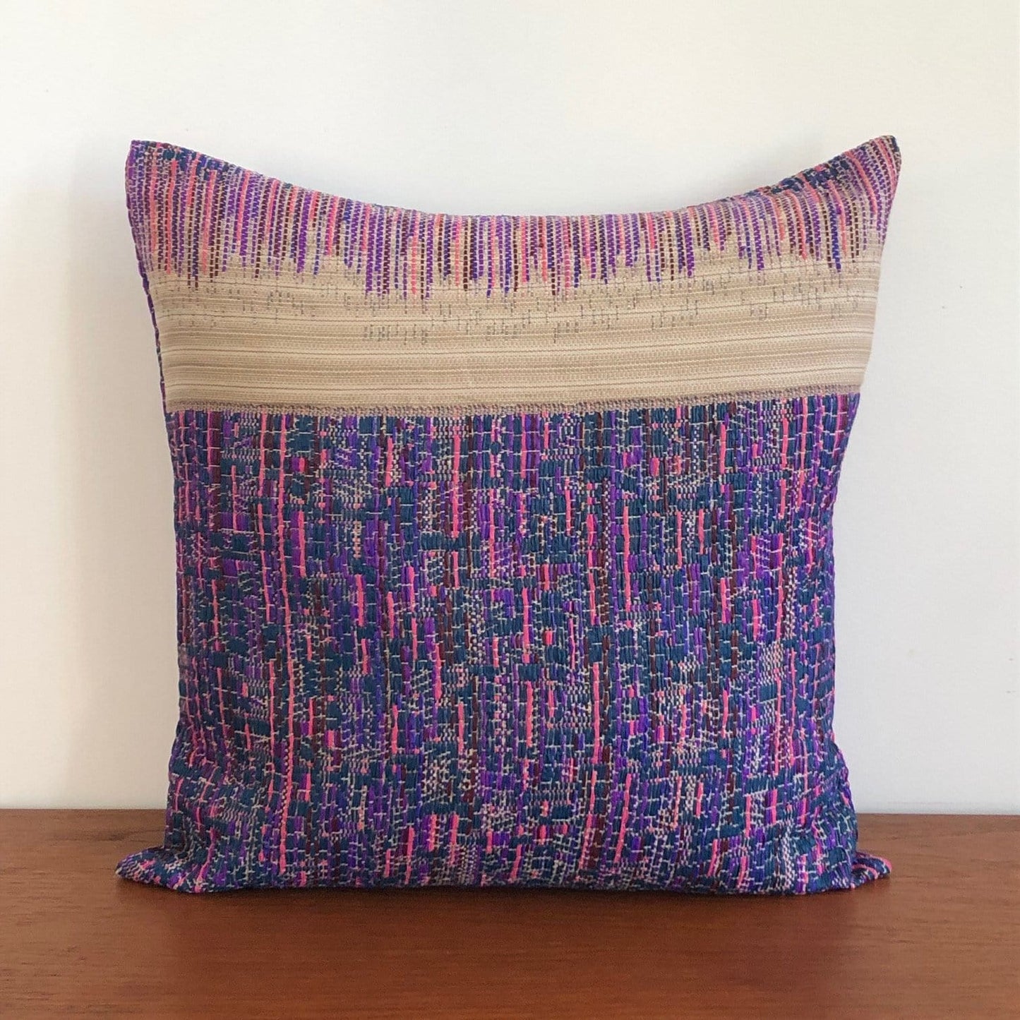 Coussin Evesome 50x50cm en tweed - Cushion Evesome 50x50cm in tweed