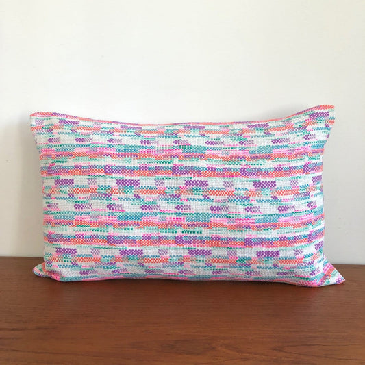 Coussin Evesome 65x40 cm en tweed - Cushion Evesome 65x40 cm in tweed