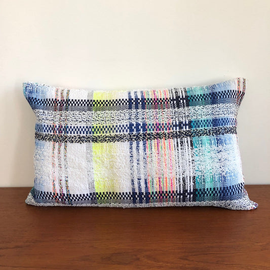 Coussin Evesome 65x40 cm en tweed - Cushion Evesome 65x40 cm in tweed