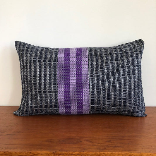 Coussin Evesome 65x40 cm en tweed - Cushion Evesome 65x40 cm in tweed