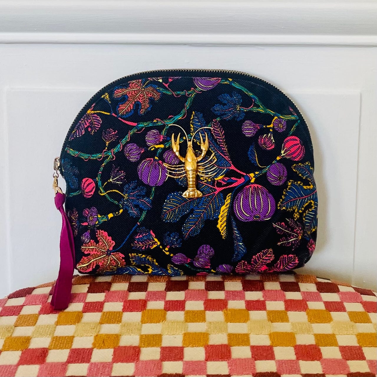 Evesome x Denim Liberty pochette Mathilde
