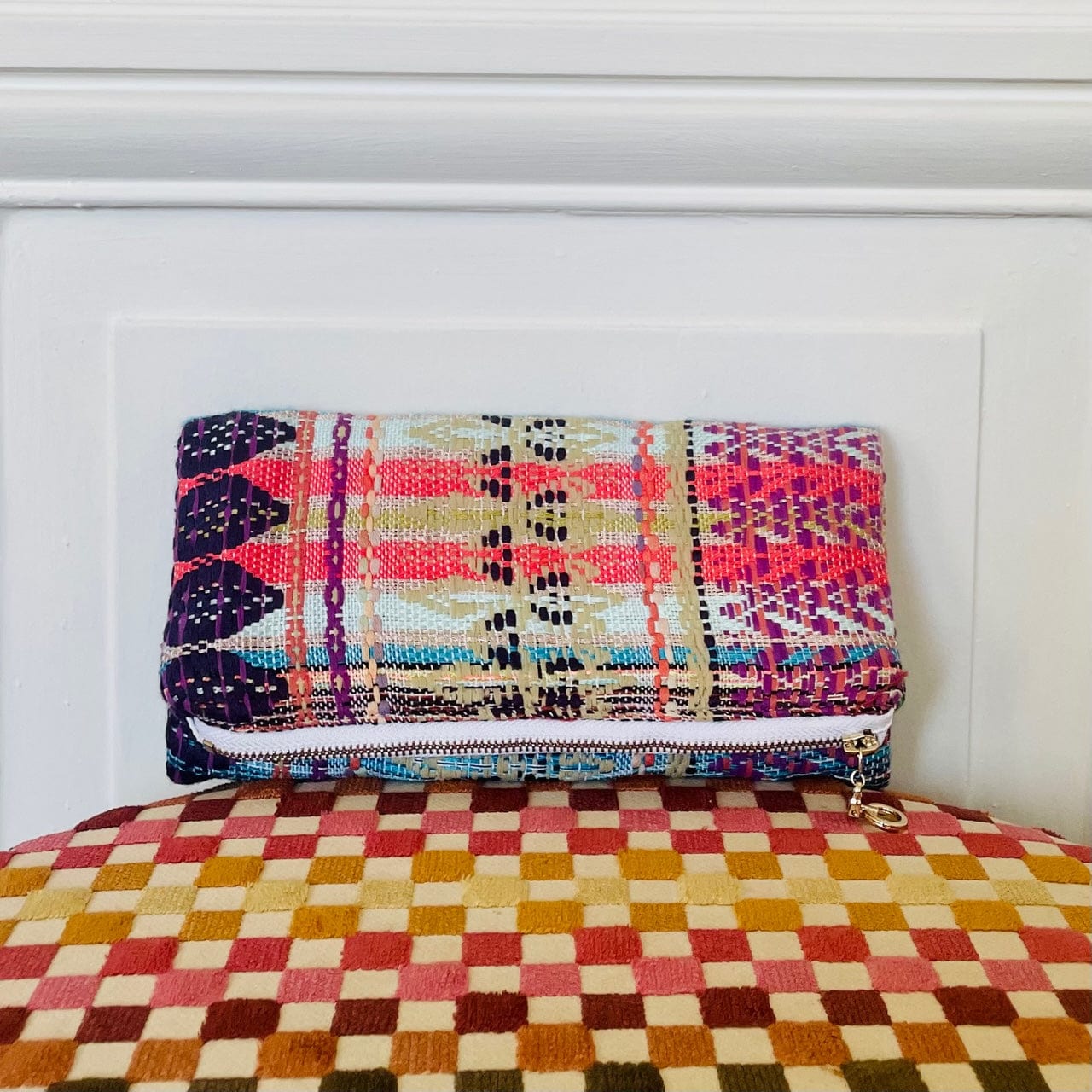 Pochette Charles en tweed