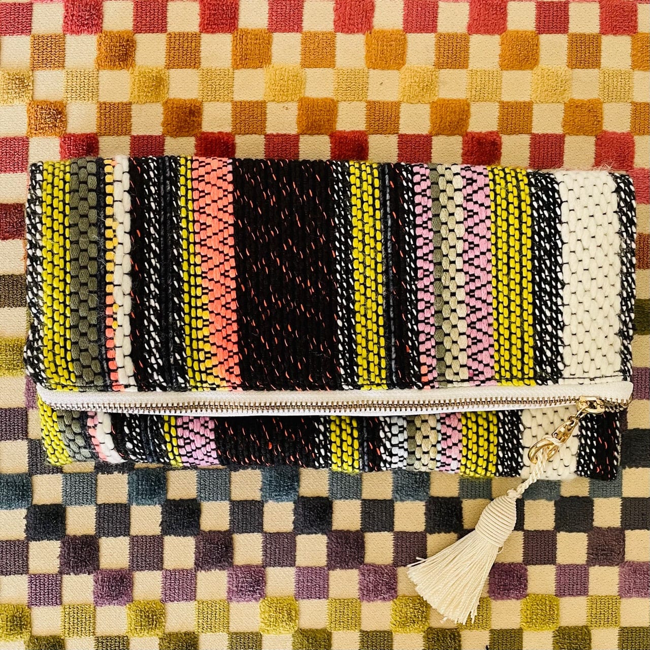 Pochette Eloi en tweed