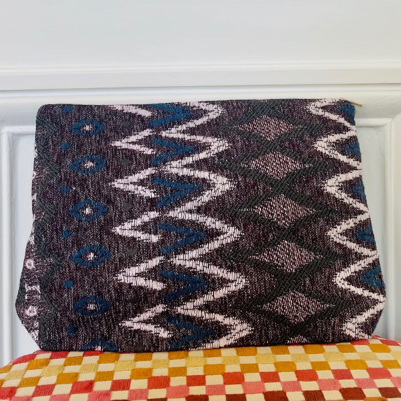 Pochette Noël en tweed