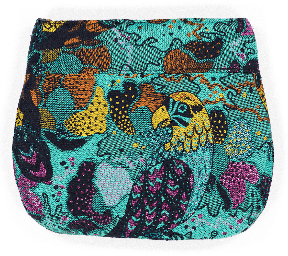 Pochette Irène Evesome en tweed d'été - Irène Evesome summer tweed clutch