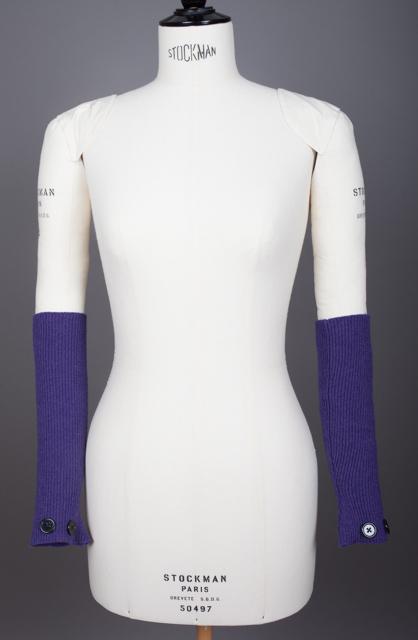 Mitaines courtes à côtes Evesome 100% cachemire - Short mittens with ribs Evesome 100% cashmere