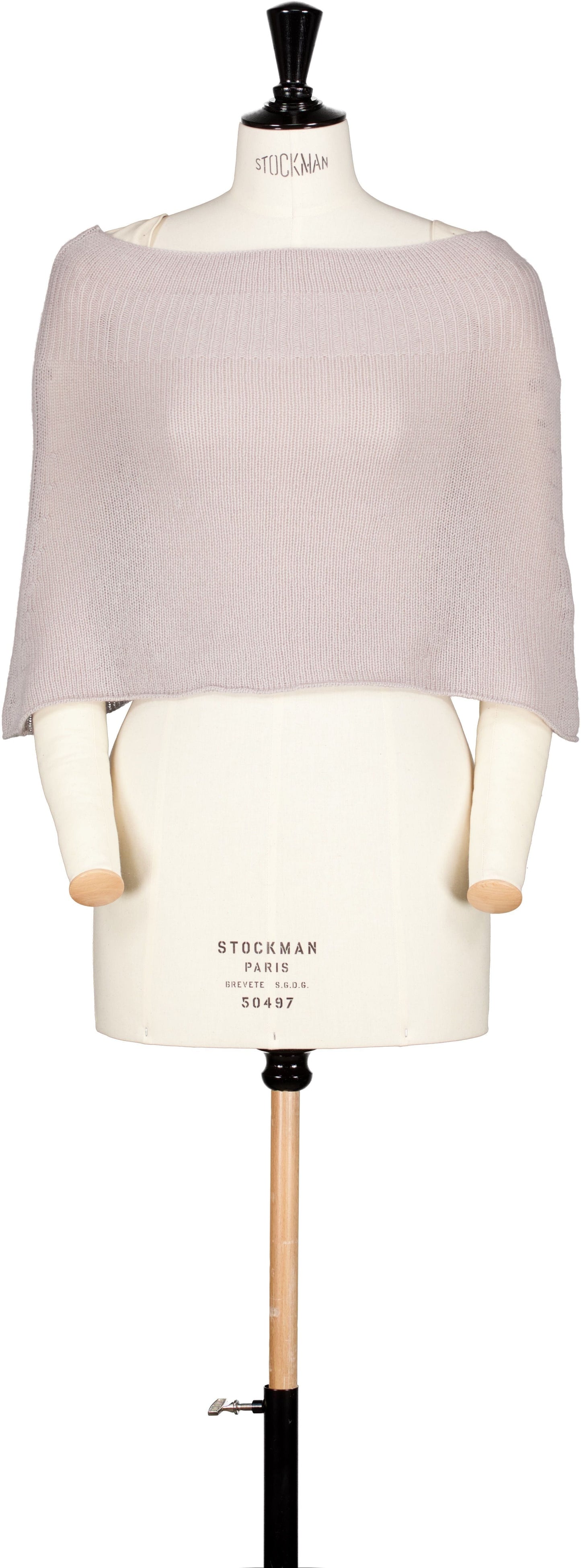Mini poncho Evesome maille mousseuse 100% cachemire - Mini poncho Evesome 100% cashmere frothy mesh