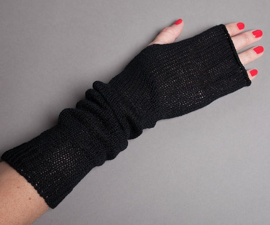 Mitaines Evesome 58% cachemire 42% lin maille mousseuse - Evesome mittens 58% cashmere 42% linen frothy mesh