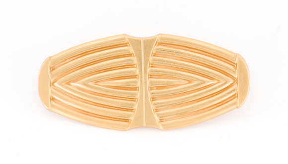 Broche Art déco dorée Evesome - Golden Art Deco Brooch Evesome