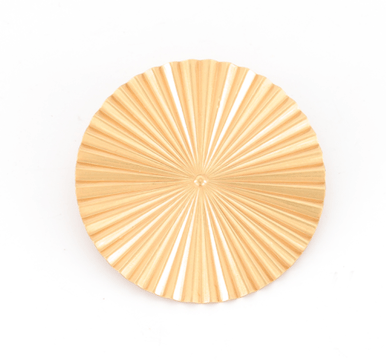 Broche Ronde dorée Evesome - Evesome Golden Round Brooch