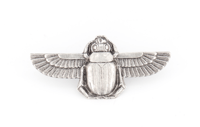 Broche Scarabée argentée Evesome - Silver Scarab Brooch Evesome