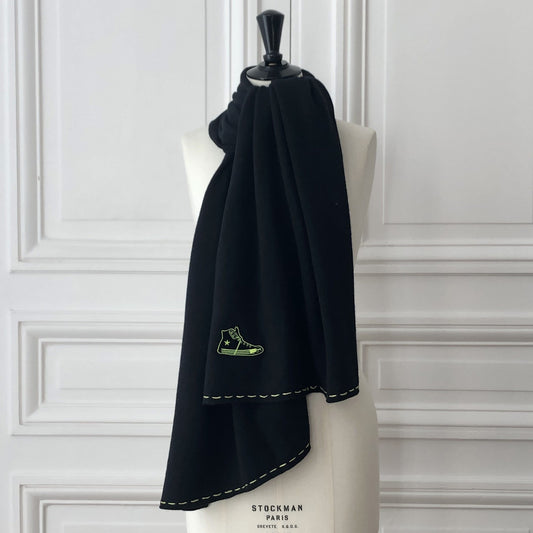 Etole Evesome 200x60 cm maille serrée 100% cachemire - Stole Evesome 200x60 cm tight mesh 100% cashmere