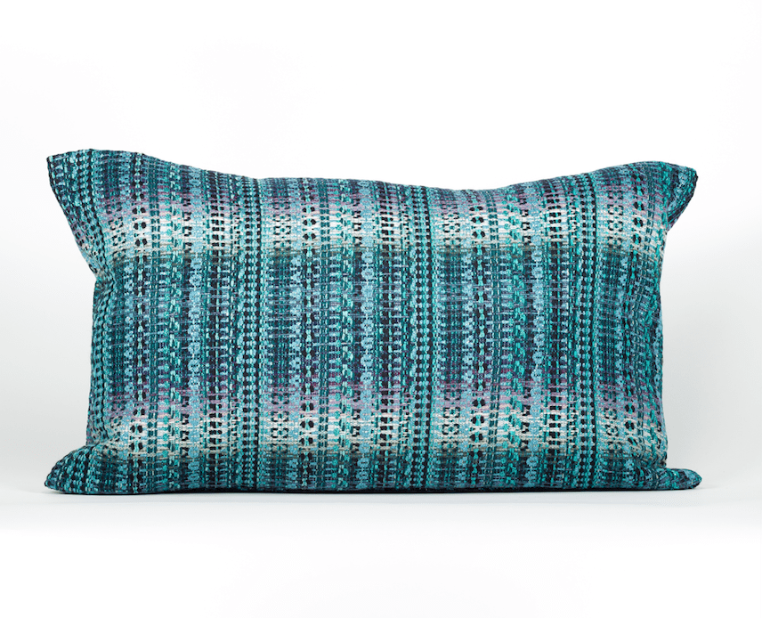 Coussin Evesome 65x40 cm en tweed - Cushion Evesome 65x40 cm in tweed