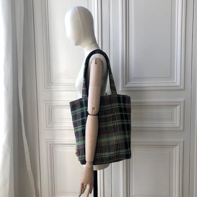 Sac Olive en tweed