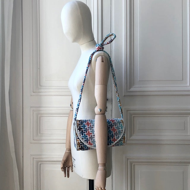 Pochette sac Léonard en tweed