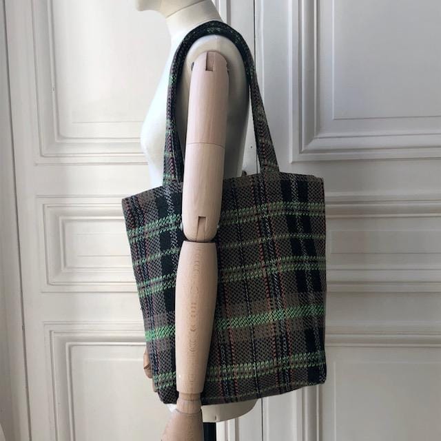 Sac Olive en tweed