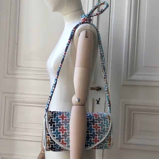 Pochette sac Léonard en tweed