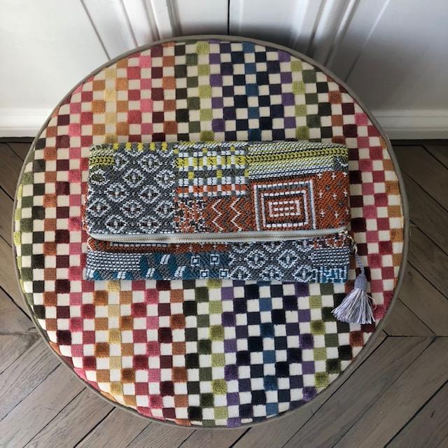 Pochette Charles en tweed