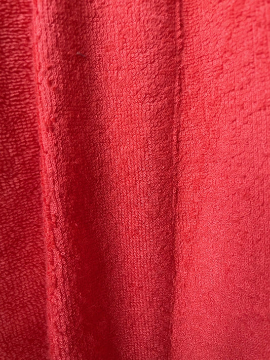 Kimono en éponge coton et bambou corail fabriqué en France